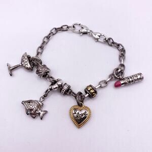 Vintage Brighton Party Charms Bracelet